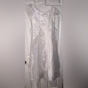 Charming Ivory Kids Formal Dress